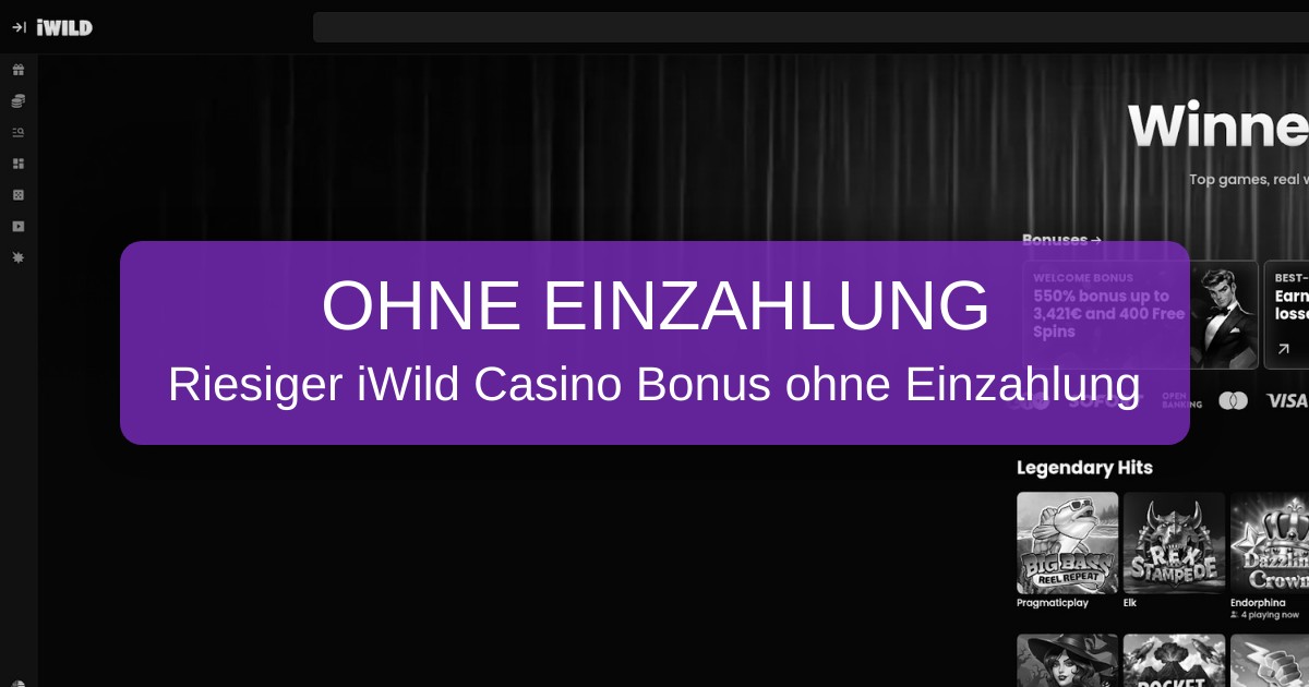 iWild Casino No Deposit Bonus 2026 Deutschland | Exklusiv